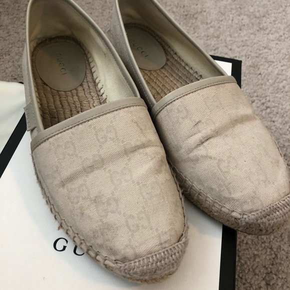 AUTHENTIC Gucci GG Espadrilles - Picture 3 of 5